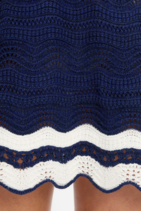KIVARI | Camille Knit Mini Dress - Navy