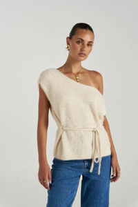 Summi Summi | Ivy Knit Top - Lily White