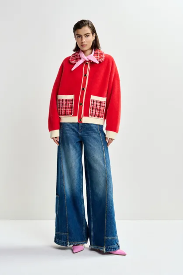 Essentiel Antwerp | Joilu Cardigan - Orange Brulee