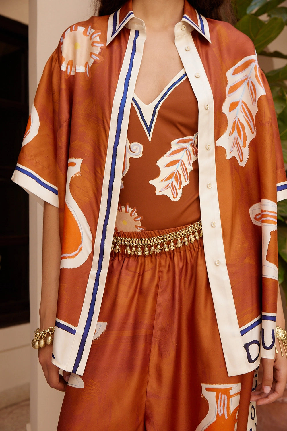 ALÉMAIS | SOLEIL D'AMOUR SILK SHIRT