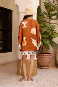 ALÉMAIS | SOLEIL D'AMOUR WRAP MINI DRESS