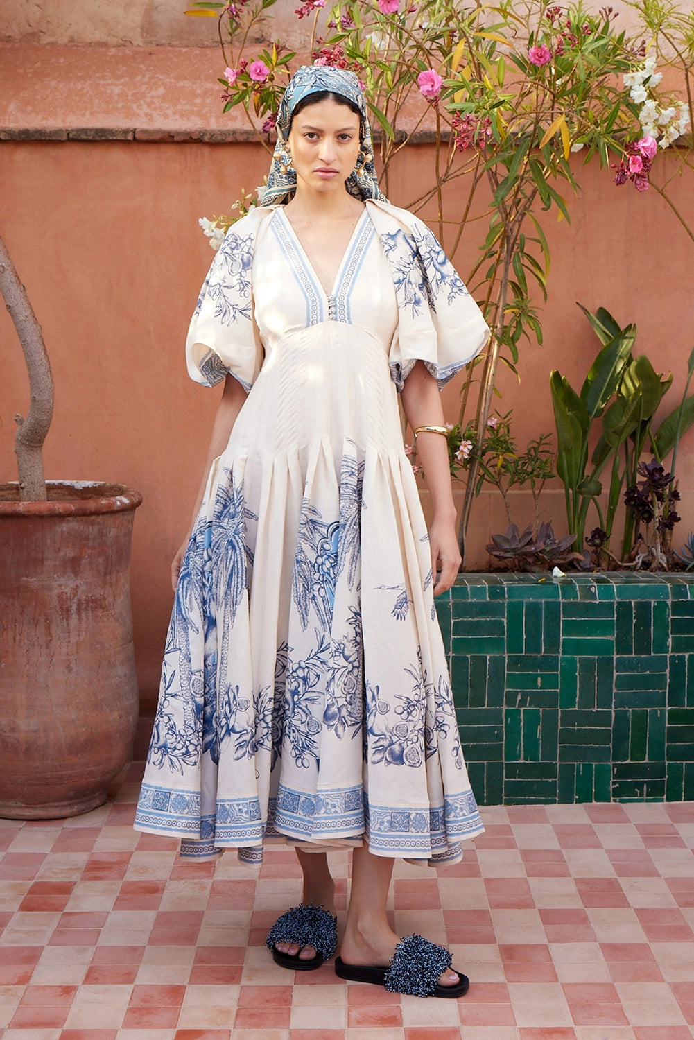 alemais mia midi dress ALÉMAIS Villa Romantica Corset Midi Dress