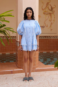 ALÉMAIS | MAIZY EMBROIDERED MINI DRESS