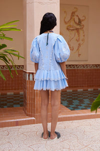 ALÉMAIS | MAIZY EMBROIDERED MINI DRESS