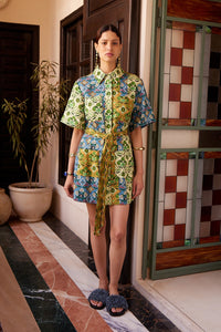 ALÉMAIS | ALI SPLICED MINI DRESS