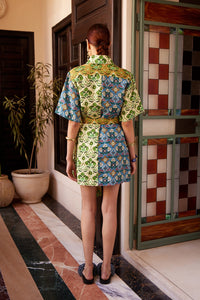 ALÉMAIS | ALI SPLICED MINI DRESS