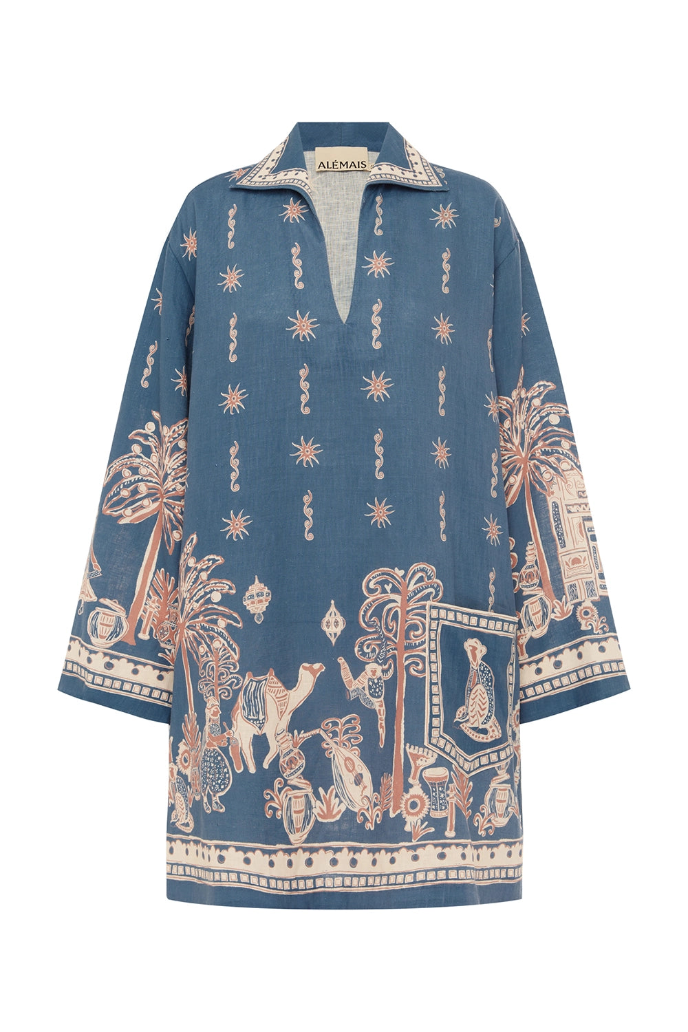 ALÉMAIS | ACACIA LONG SLEEVE MINI DRESS