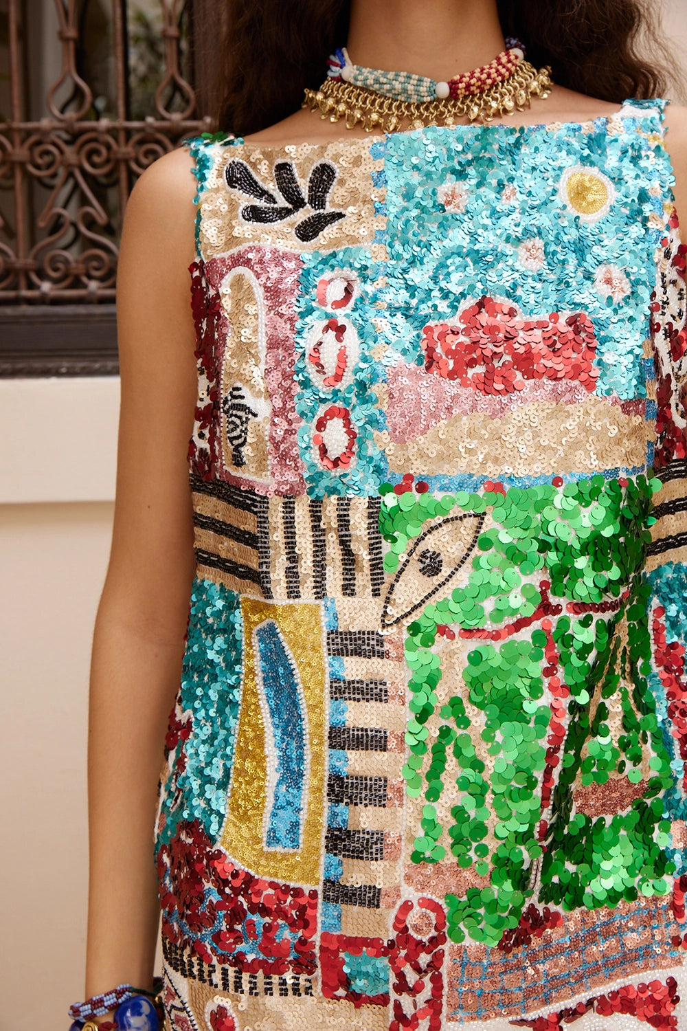 ALÉMAIS | JAZZ EMBELLISHED MINI DRESS