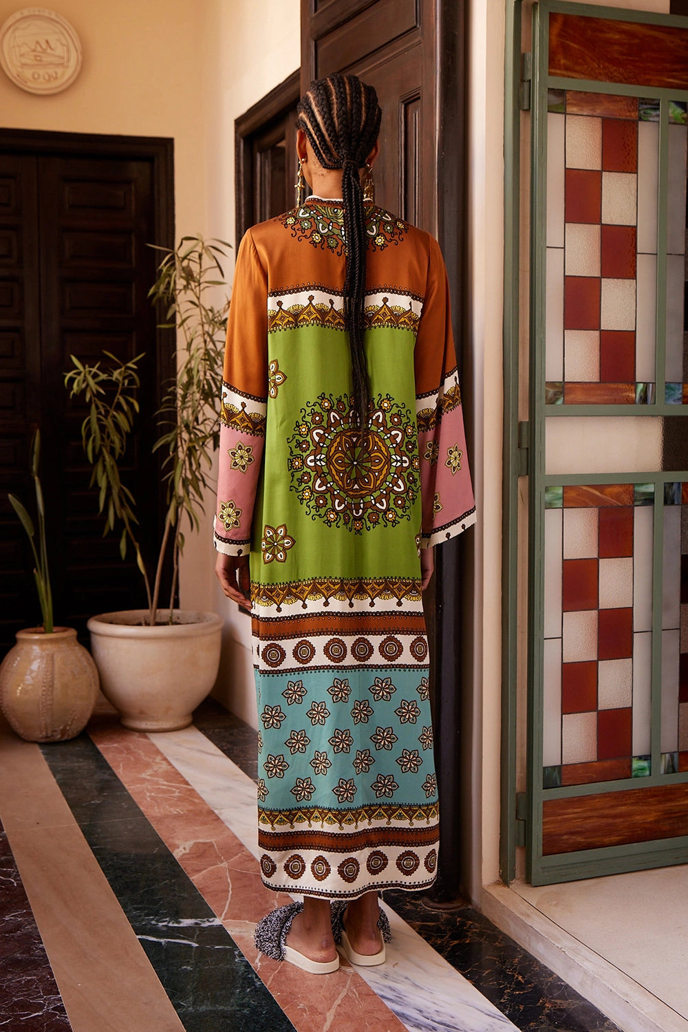 ALÉMAIS | CONTINA SILK MIDI DRESS