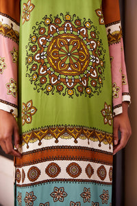 ALÉMAIS | CONTINA SILK MIDI DRESS