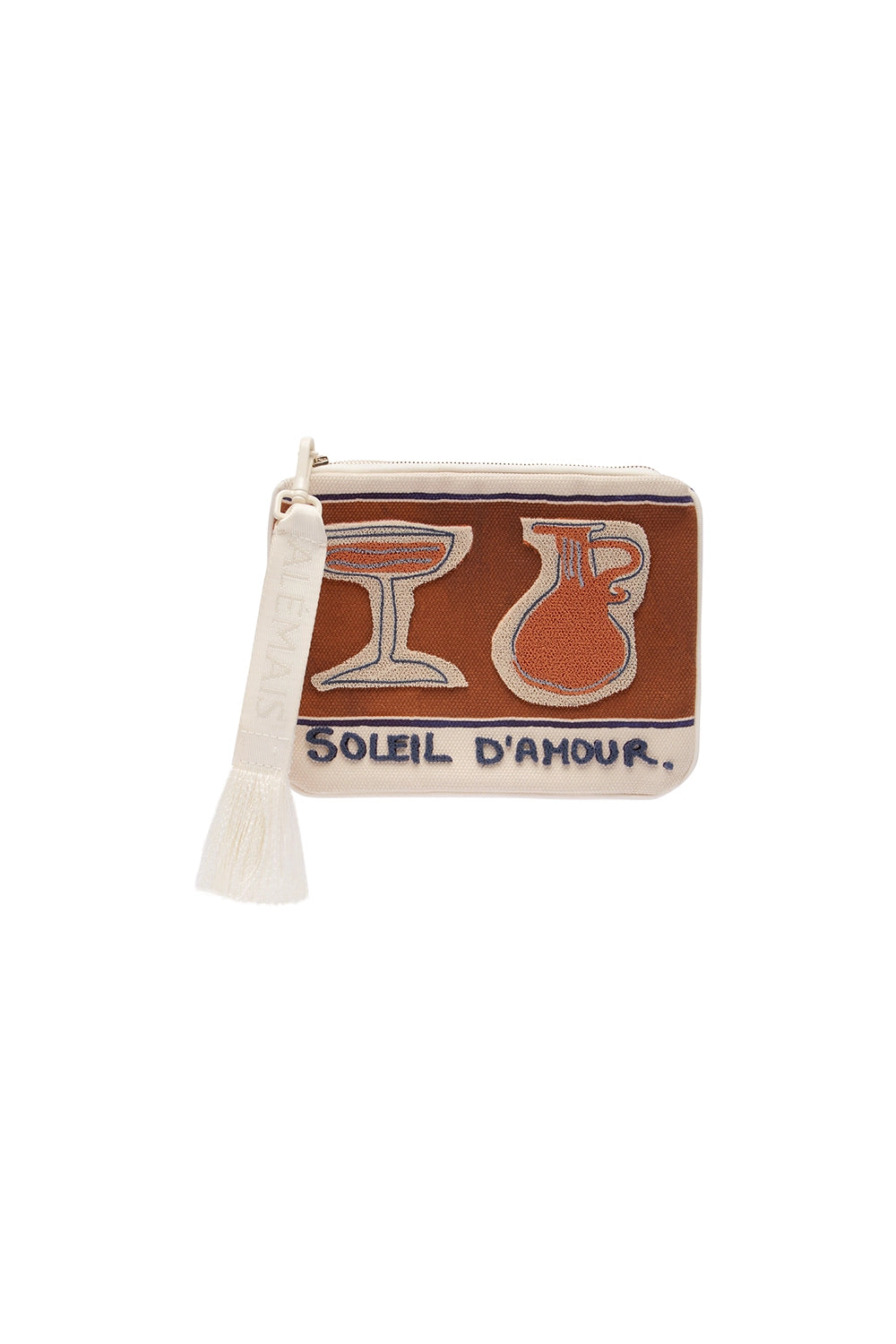 ALÉMAIS | SOLEIL D'AMOUR PATCH ZIP POUCH