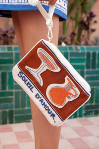 ALÉMAIS | SOLEIL D'AMOUR PATCH ZIP POUCH