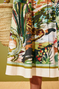 ALÉMAIS | JUNGLE BOOGIE SHIRTDRESS