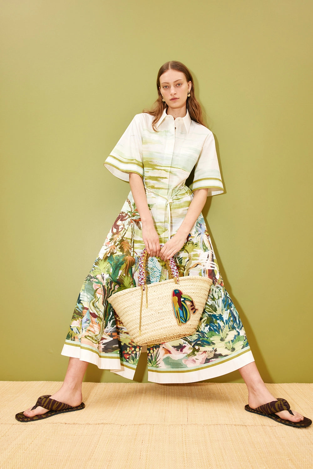 ALÉMAIS | JUNGLE BOOGIE SHIRTDRESS