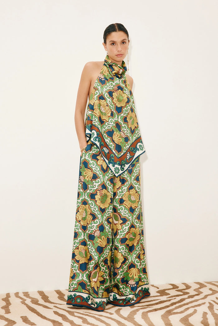 ALÉMAIS | LIANA SILK PALAZZO PANT