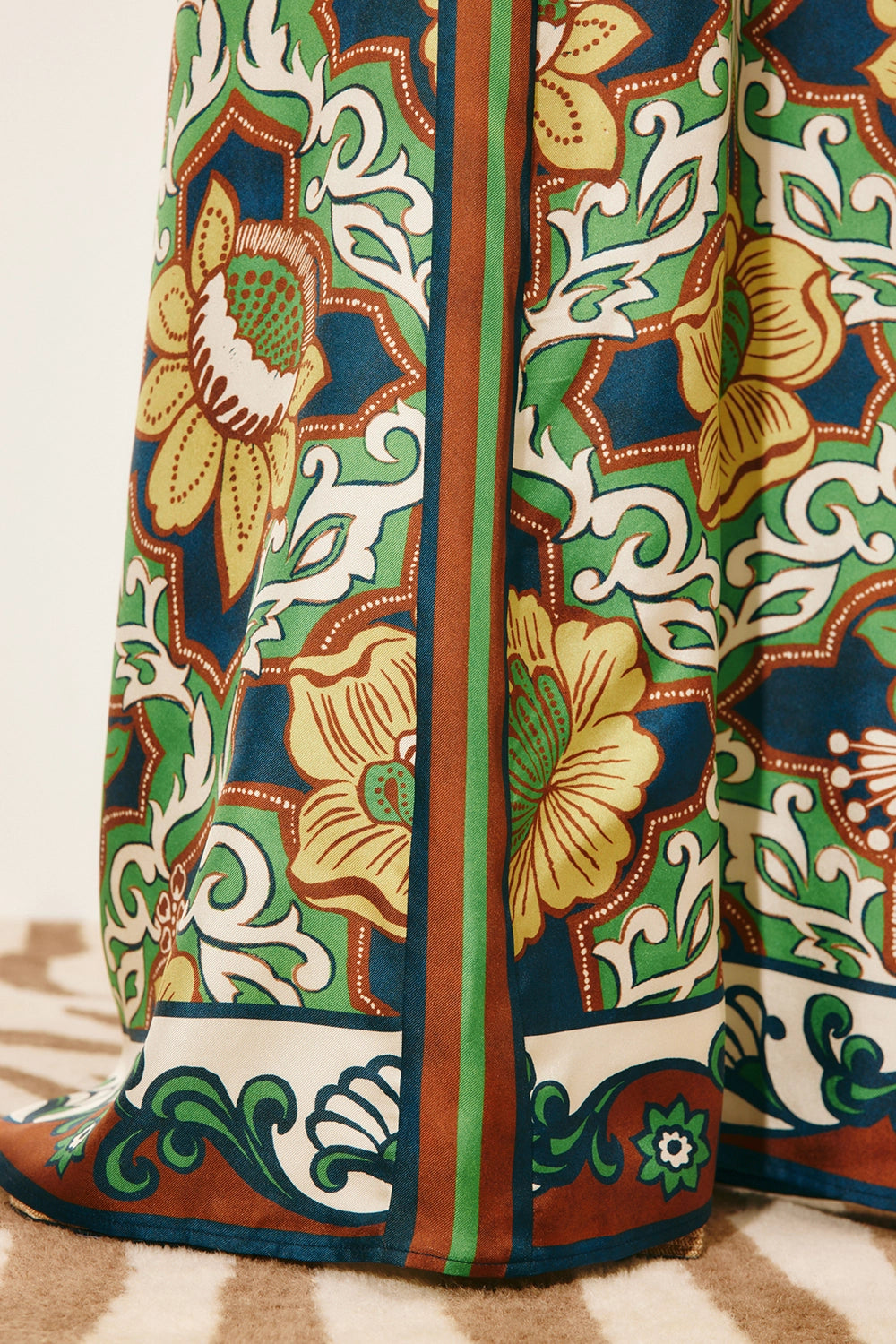 ALÉMAIS | LIANA SILK PALAZZO PANT