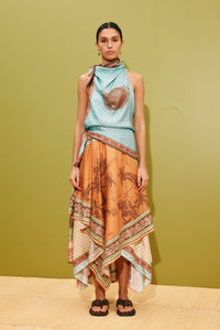 ALÉMAIS | ALBERTA SCARF MIDI DRESS