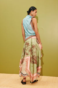 ALÉMAIS | ALBERTA SCARF MIDI DRESS