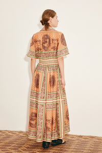 ALÉMAIS | ALBERTA SMOCKED SHIRTDRESS