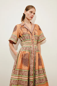 ALÉMAIS | ALBERTA SMOCKED SHIRTDRESS