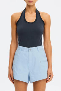 KIVARI | Rhea Halter Top - Navy