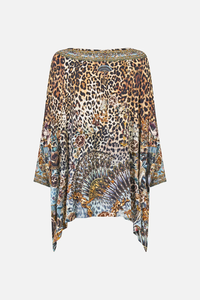 CAMILLA | FIESTA, SIESTA, REPEAT SCOOP NECK SLOUCH TEE