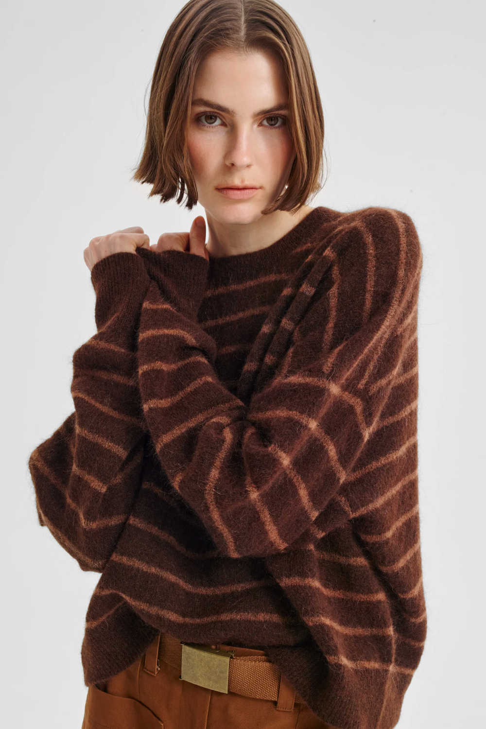Morrison | Albi Knit Pullover - Toffee