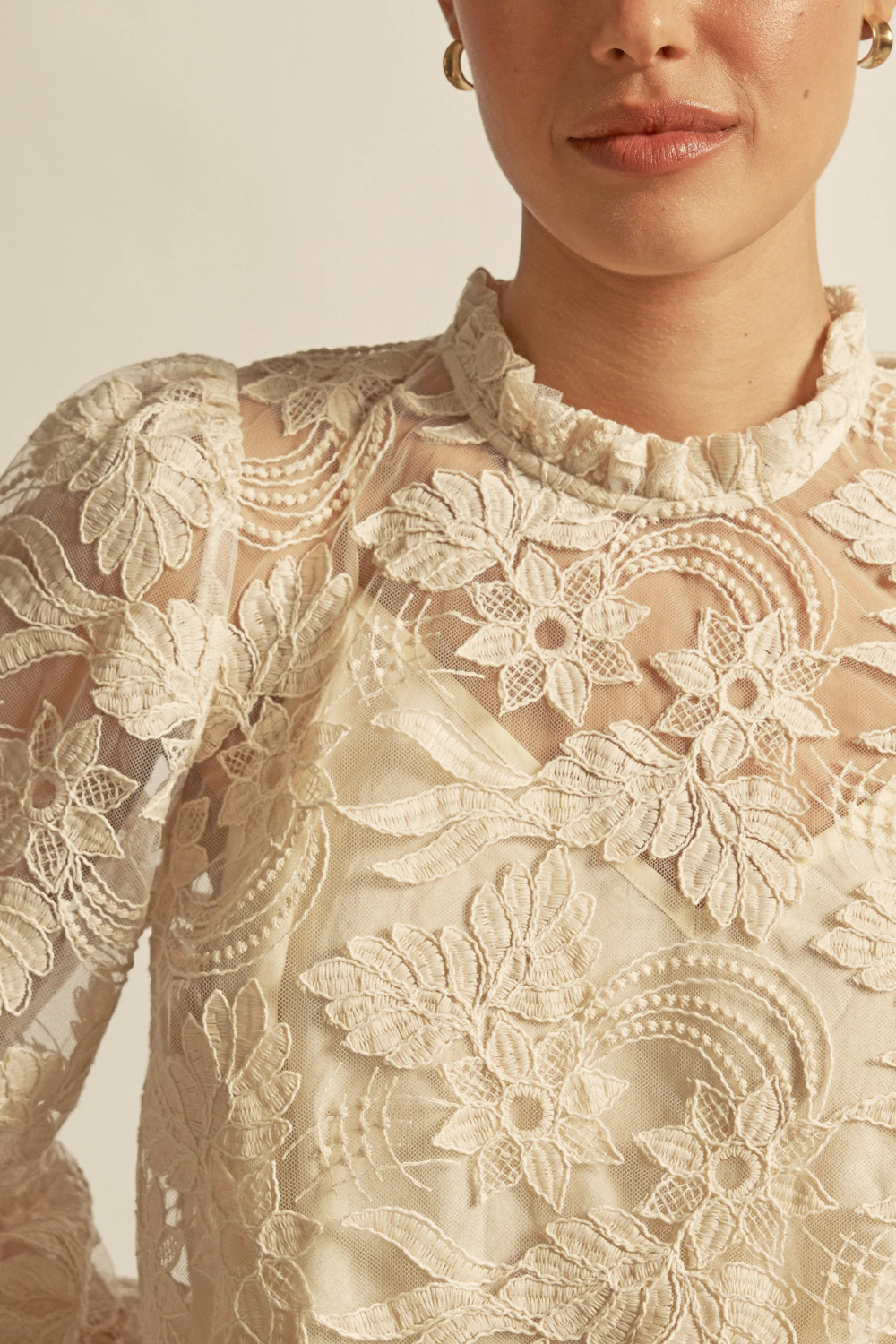ZOE KRATZMANN |GLINT TOP | ECRU