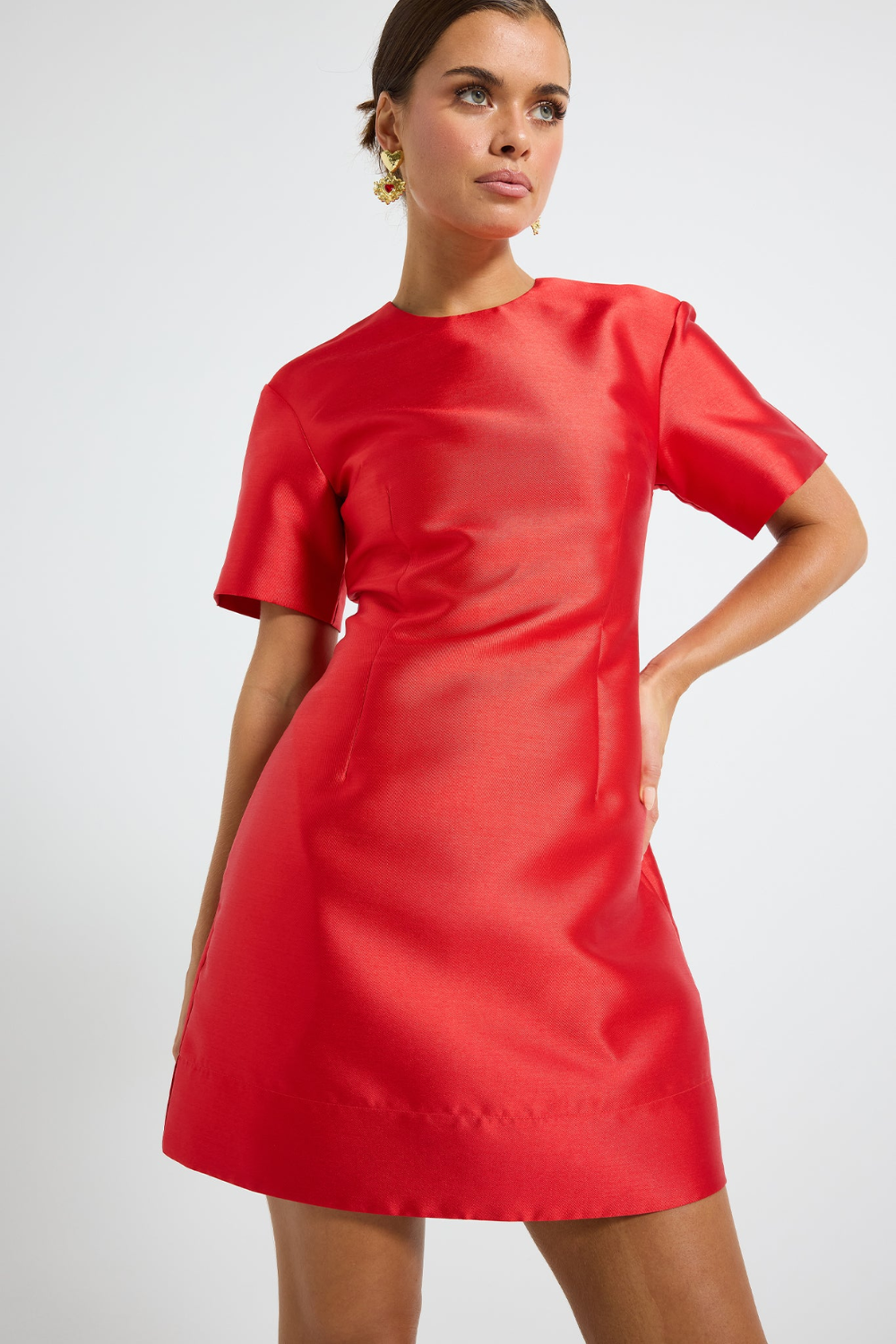 Pasduchas | Pippa Sleeve Mini Dress - Poppy