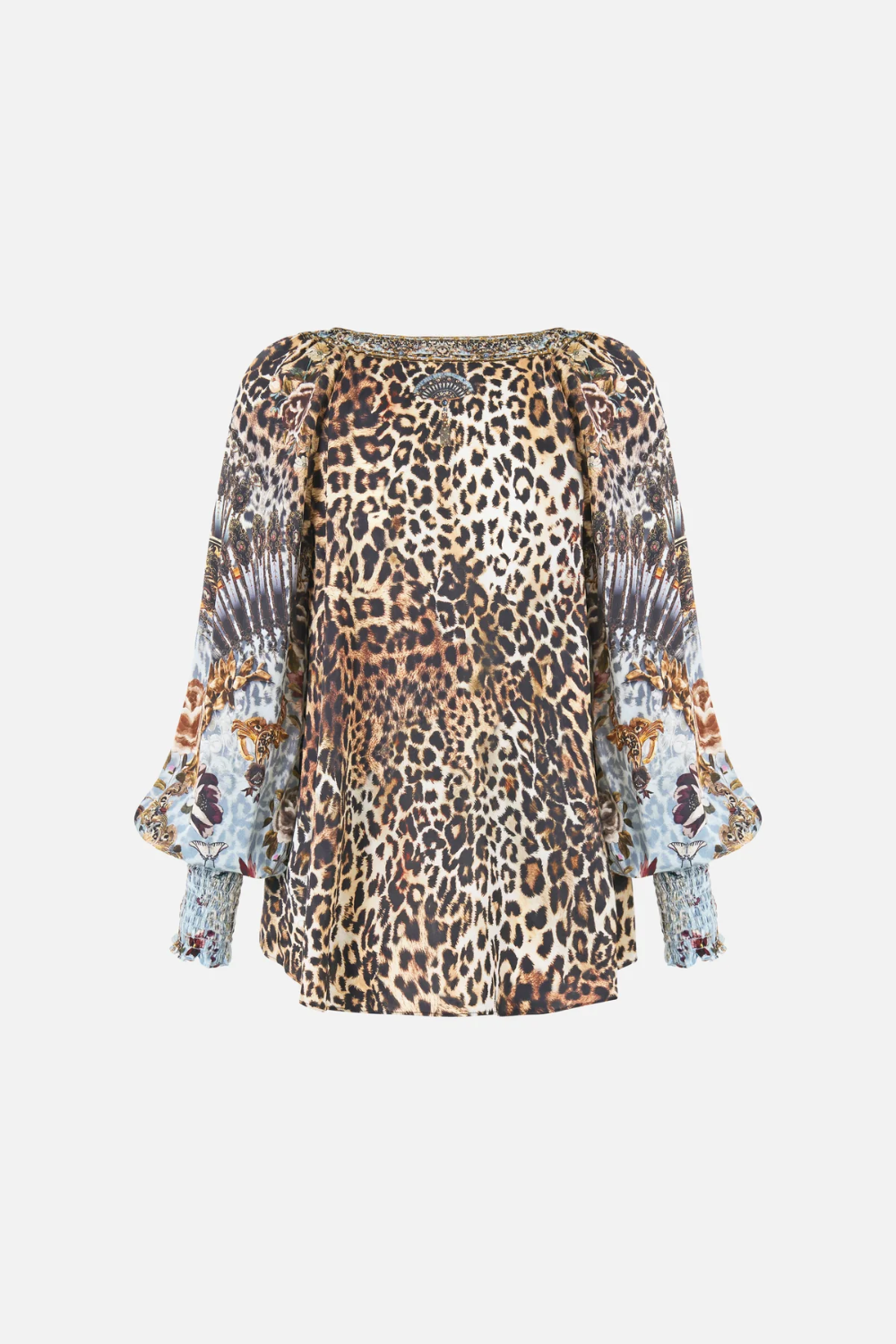 CAMILLA | FIESTA, SIESTA, REPEAT SHIRRED CUFF BLOUSE