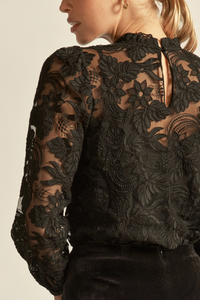 ZOE KRATZMANN |GLINT TOP | BLACK