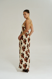 SUMMI SUMMI | AMELIE MAXI DRESS - BUTTER FLEUR