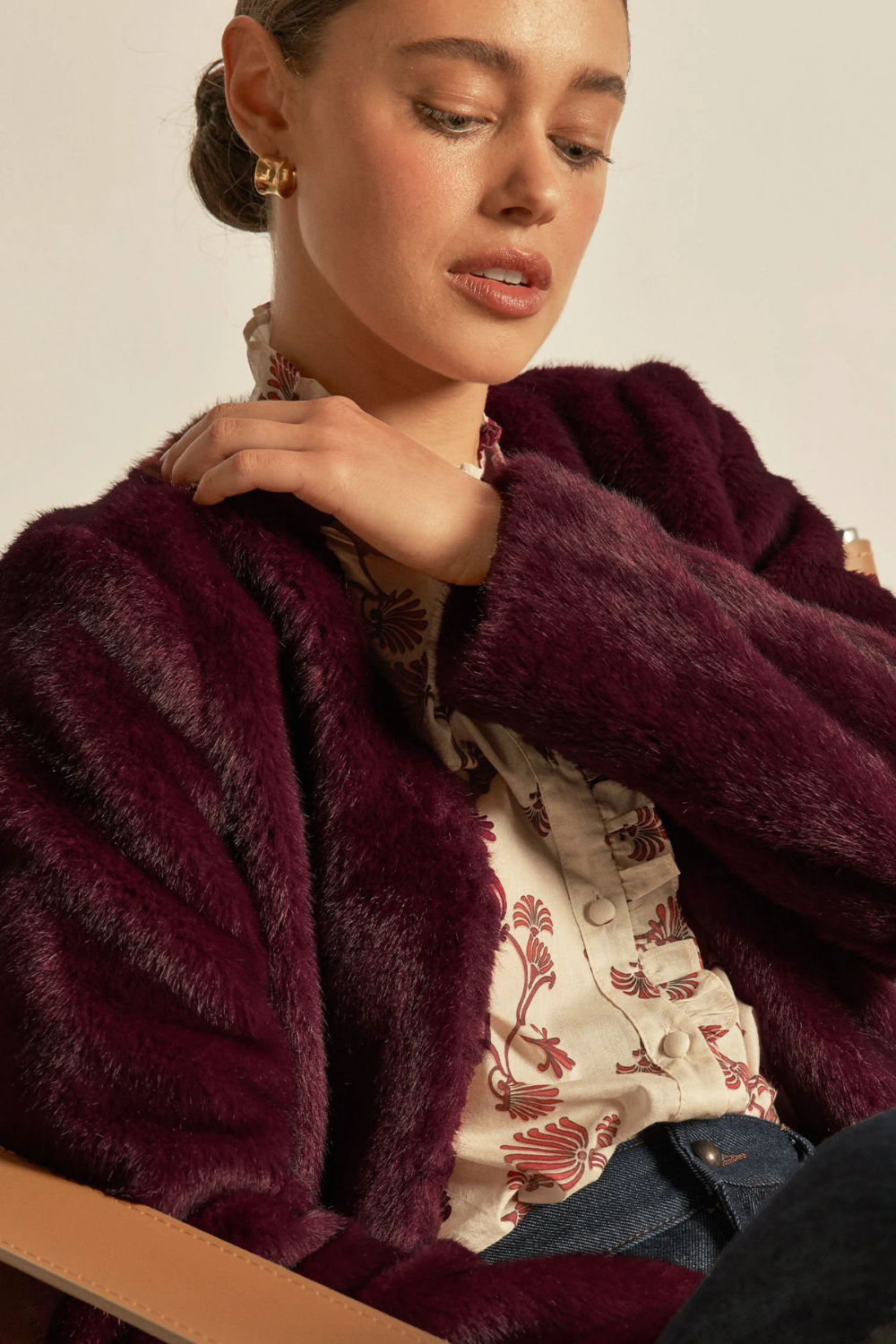 ZOE KRATZMANN |DUNE JACKET | BERRY