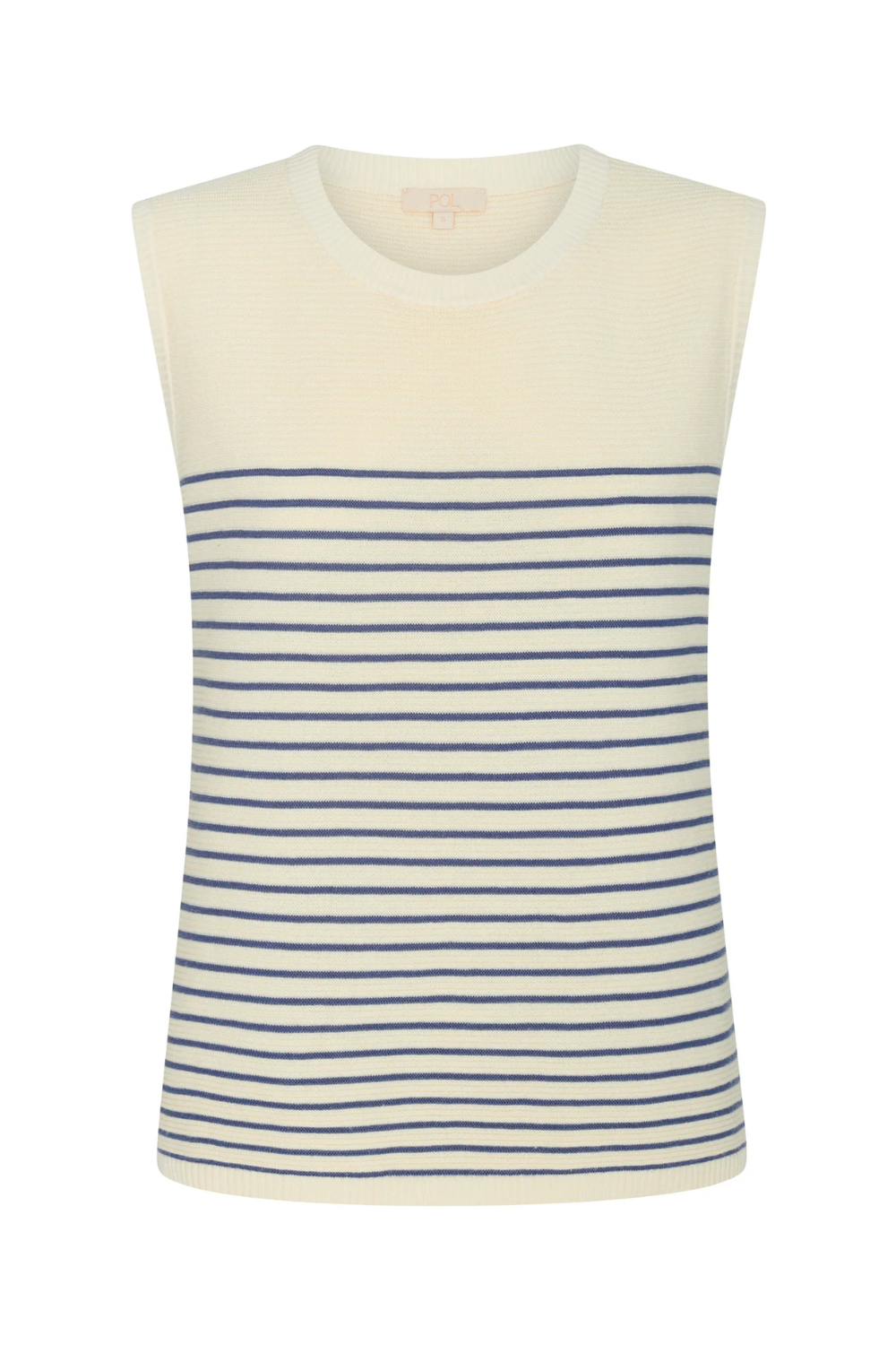 POL | JULES TANK - IVORY/BLUE