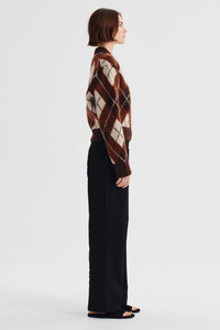 Morrison | Chester Knit Jacket - Argyle