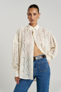 Summi Summi | Fleur Ls Shirt - Ecru
