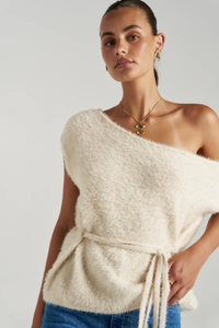 Summi Summi | Ivy Knit Top - Lily White