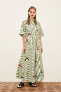 ALÉMAIS | BISOU EMBROIDERED SHIRTDRESS