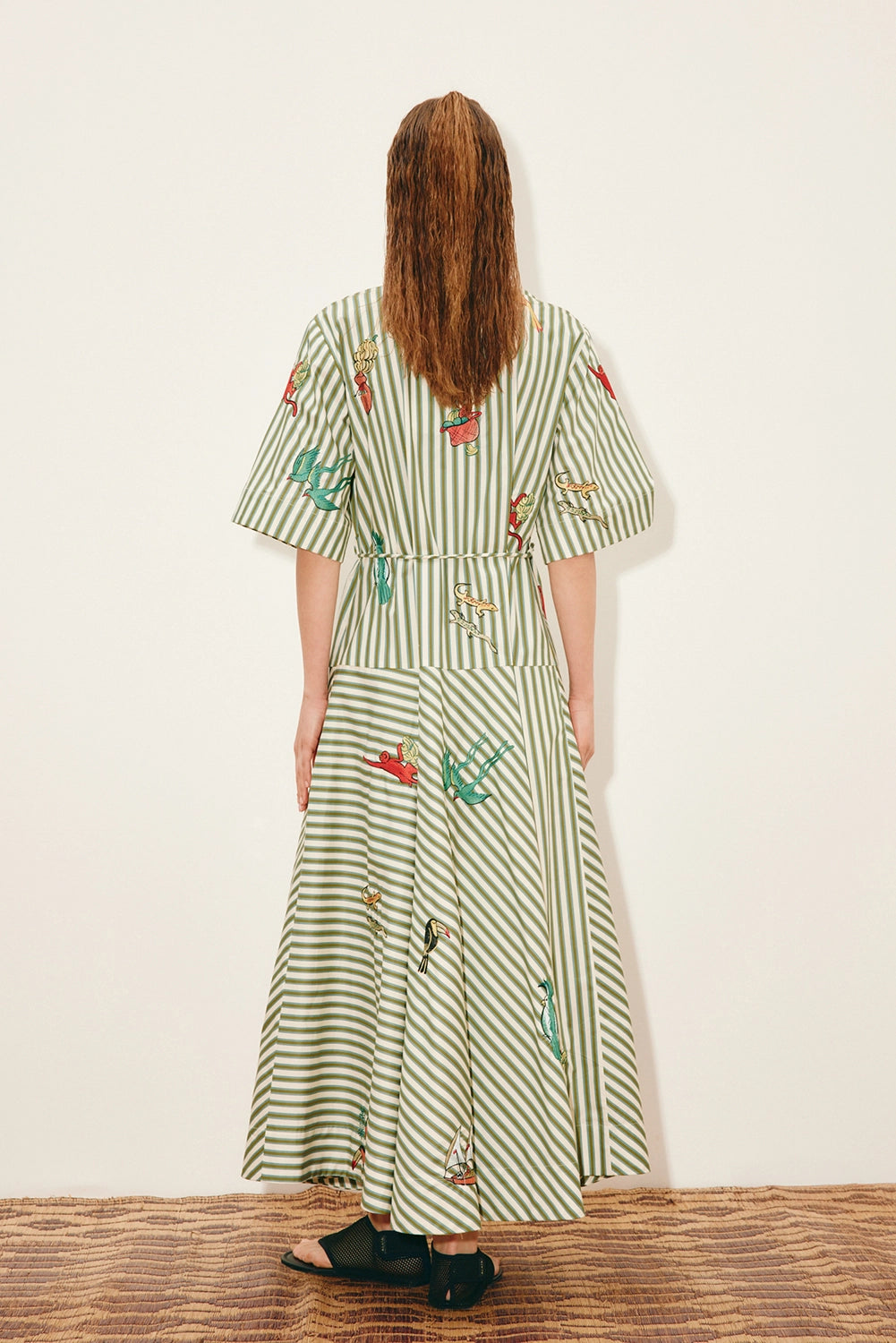 ALÉMAIS | BISOU EMBROIDERED SHIRTDRESS
