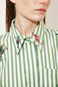 ALÉMAIS | BISOU EMBROIDERED SHIRTDRESS
