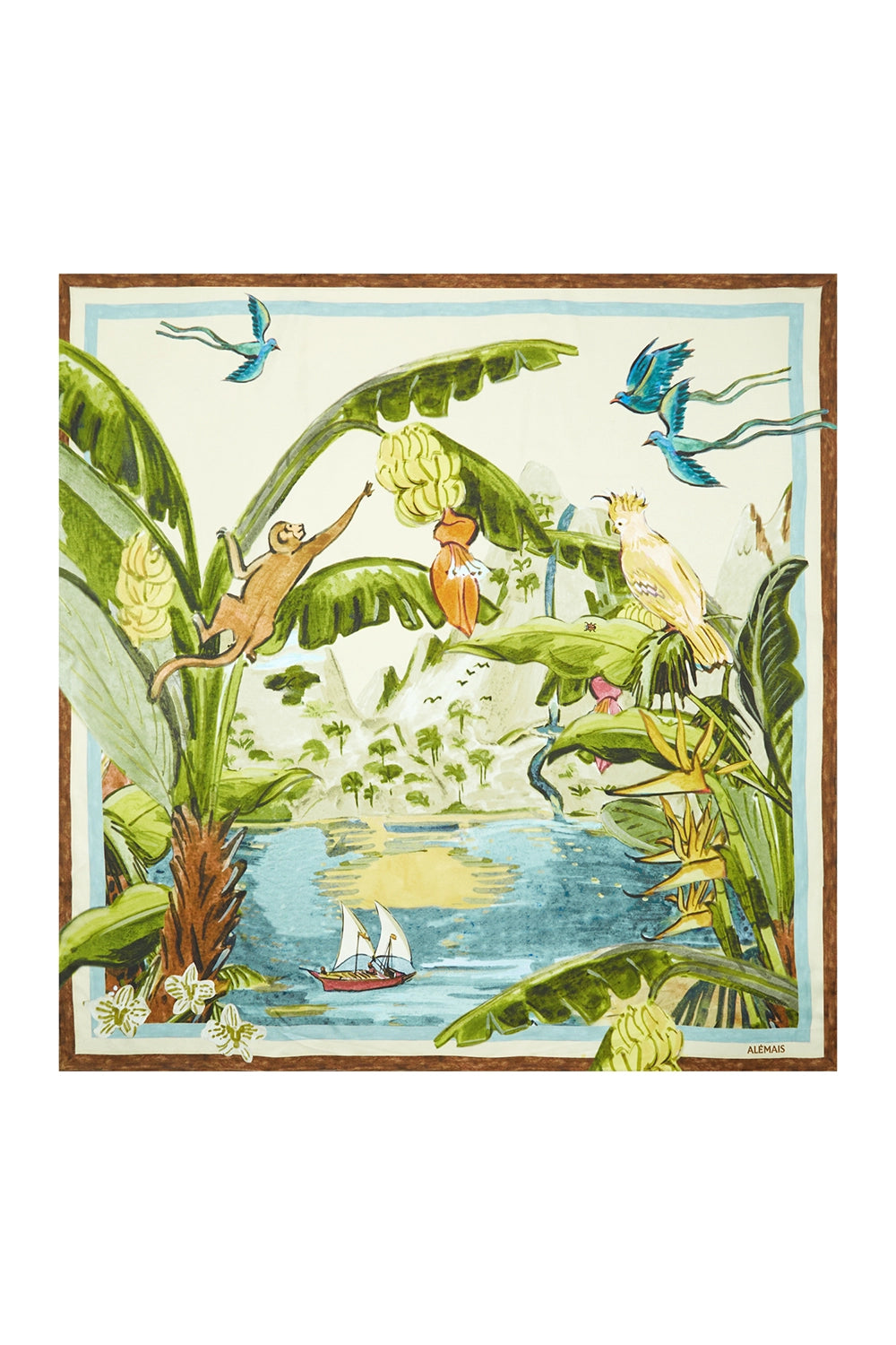 ALÉMAIS | TOUCAN TANGO SILK SCARF