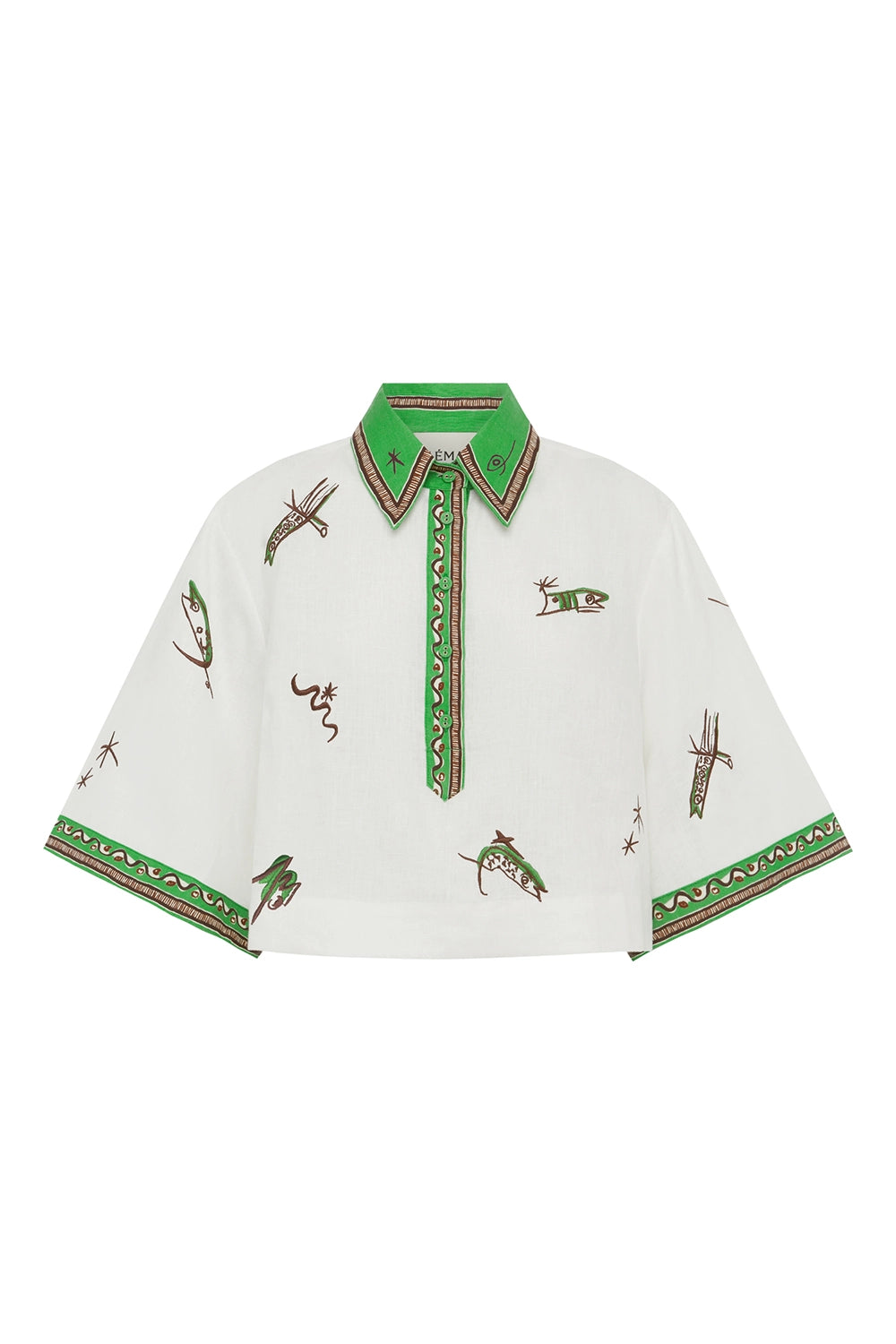 ALÉMAIS | WANDA EMBROIDERED SHIRT