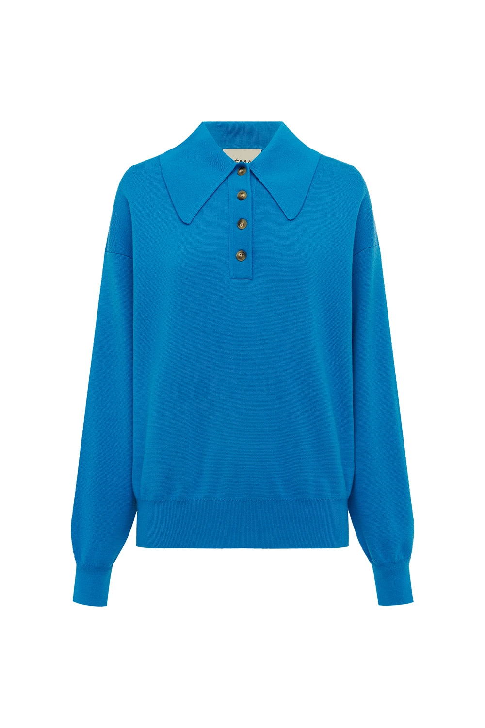 ALÉMAIS | CLAUDIA AZURE KNIT POLO