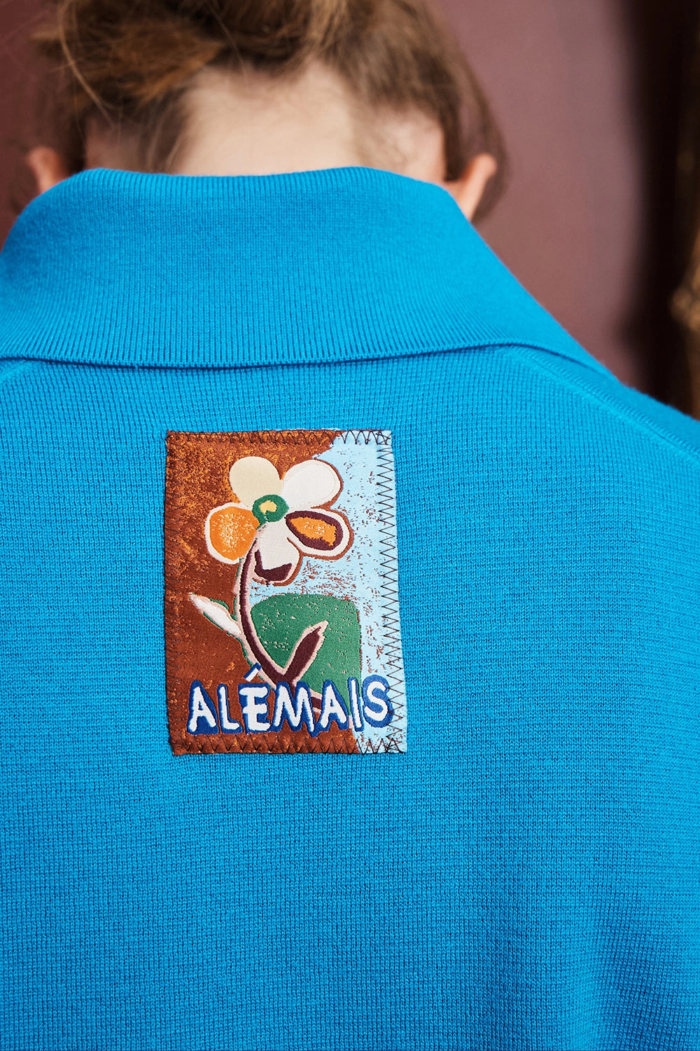 ALÉMAIS | CLAUDIA AZURE KNIT POLO