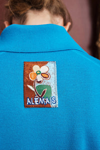 ALÉMAIS | CLAUDIA AZURE KNIT POLO