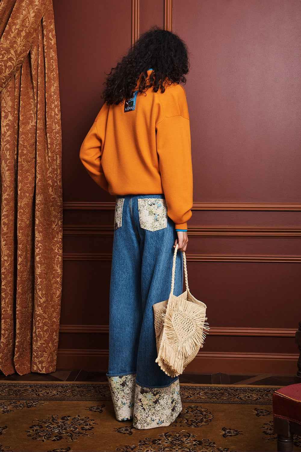 ALÉMAIS | CLAUDIA TANGERINE KNIT POLO
