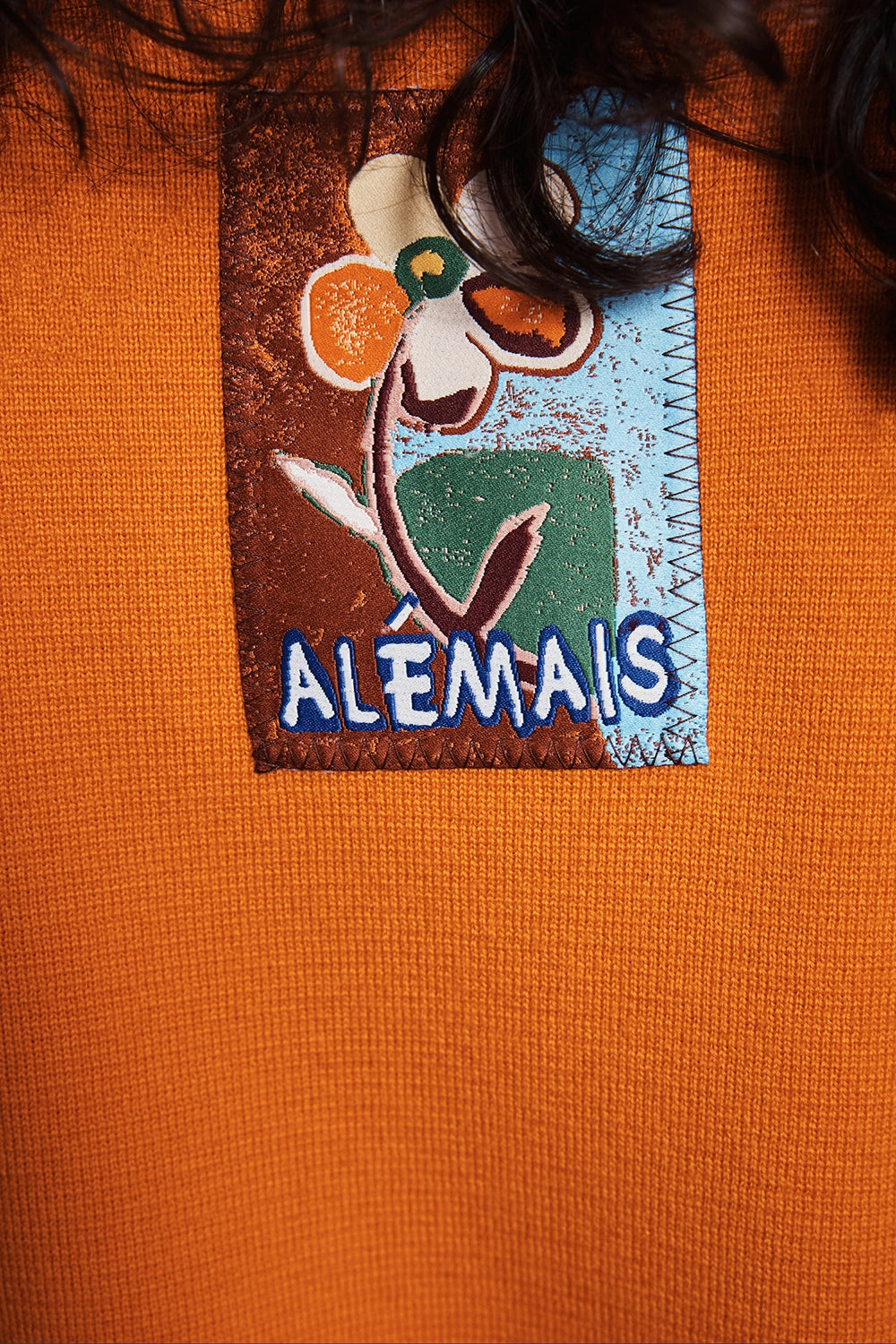 ALÉMAIS | CLAUDIA TANGERINE KNIT POLO