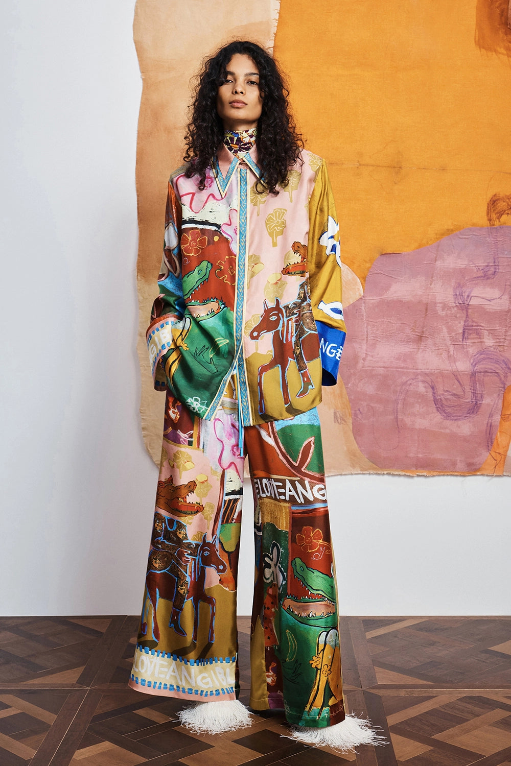 ALÉMAIS | MLAK SILK PANT