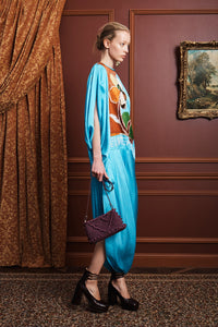 ALÉMAIS | LENNY EMBELLISHED SILK GOWN