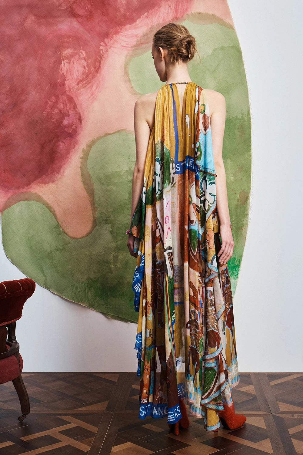 ALÉMAIS | MLAK HALTER GOWN